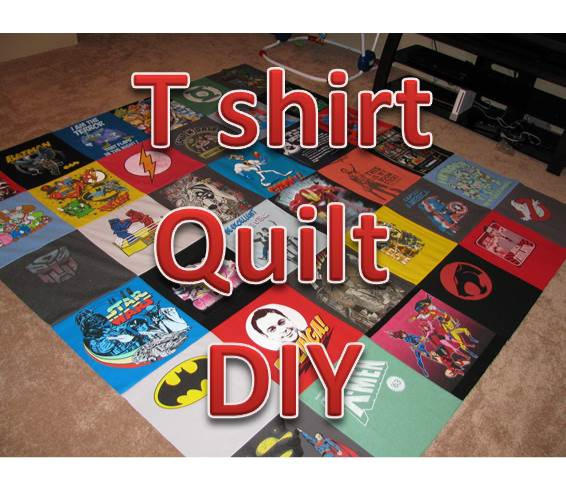 tshirt quilt diy